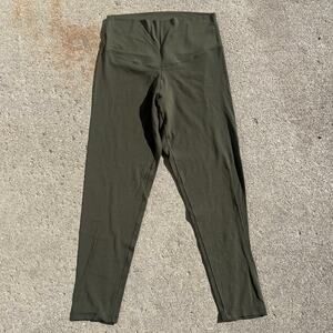 Aerie Offline Dark Green Leggings Comfort Athletic Wear L